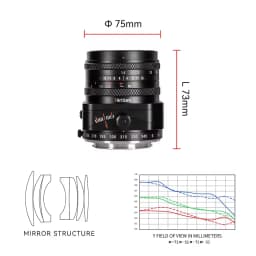 7artisans Tilt 50mm F1.4 APS-C Mirrorless Camera Lens for Humanities Photography with Sony E-mount A7RIII FX30 A6400 FX XT30 M43