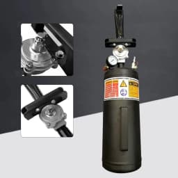3 Gallons Tire Inflator Tires Inflation Cannon Shock Filler Tire Booster High Pressure Air Tire Bead Sealer W/Air Pressure Gauge