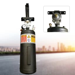 3 Gallons Tire Inflator Tires Inflation Cannon Shock Filler Tire Booster High Pressure Air Tire Bead Sealer W/Air Pressure Gauge