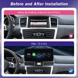 Linux System Screen for Mercedes Benz ML W166 GL X166 GL550 2012-2015 GPS Navigation Bluetooth Head Unit Multimedia Car Radio