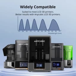 ANYCUBIC 3KG ECO UV Resin For LCD 3D Printer Low Odor Safety 405nm UV Plant-Based Resin High Precision Quick Curing