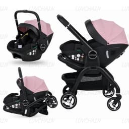 Portable 3-in-1 Baby Stroller Newborn Baby Sleeping Basket Multi-function Child Car Seat Luxury Baby Carriage Foldable