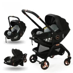 Portable 3-in-1 Baby Stroller Newborn Baby Sleeping Basket Multi-function Child Car Seat Luxury Baby Carriage Foldable