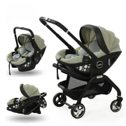 Portable 3-in-1 Baby Stroller Newborn Baby Sleeping Basket Multi-function Child Car Seat Luxury Baby Carriage Foldable