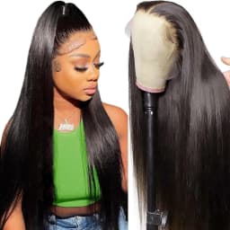 HD Transparent Lace 13x4 13x6 in Front Wigs 30 32 Inch Straight Bling Hair Lace Frontal Wig Human Hair Wig Brazilian For Women