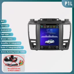 Hizpo For Tesla Style Carplay Car Radio for Nissan Tiida C11 2004-2013 2Din Multimedia Player GPS Navigation 9.7 Inch Android 13