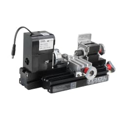 Z20002M Mini Wood Lathe 12V DC 2A 24W Multi-purpose 2000rpm Metal Rotating Lathe Machine EU Plug Woodworking Tool