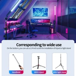 Ulanzi VL119 Colorful Led Stick Light Lamp Handheld RGB Tube Light Wand For Studio Game Room Video Movie Vlog Tiktok Photography