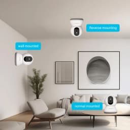 Blurams Indoor Security Camera 2K, Home Security Camera for Dog/Elder, Security Camera with One-Touch Call Update A31S-2pc