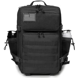 45L Tactical Backpack for Outdoor Sports Hiking Climbing Travel with Bottle Holder Travel Backpacks Camping Gear for Women/Men