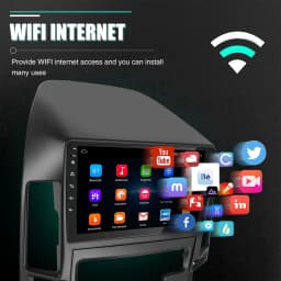 ESSGOO Android14 9" Apple Carplay Android auto For Hyundai I30 2006-2011 Car Stereo RADIO GPS Nav WIFI SWC FM BT Mirror link USB