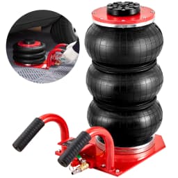 SucceBuy Triple Bag Air Jack 3 Ton (6600 lbs) Capacity Portable Pneumatic Car Jacks Heavy Duty & Quick Lifting for Garage Repair
