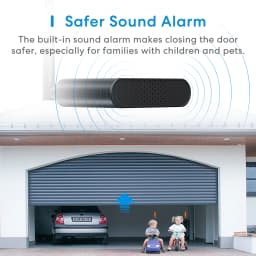 Meross Smart Garage Door Opener with External Antenna Up to 3 Single Doors EU Version Support HomeKit Alexa Google Home