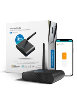 Meross Smart Garage Door Opener with External Antenna Up to 3 Single Doors EU Version Support HomeKit Alexa Google Home