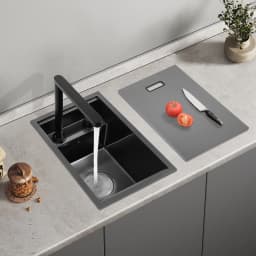 Kitchen Sinks Invisible Sink for Kitchen Bar Embedded Countertop Sink