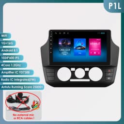 Hizpo Car Stereo Radio Touch Screen For Volkswagen UP! 2017-2023 UP Manual A/C Carplay GPS Navigation 8 Core 4G WIFI Autoradio