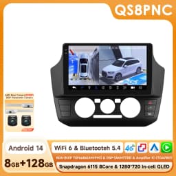 Hizpo Car Stereo Radio Touch Screen For Volkswagen UP! 2017-2023 UP Manual A/C Carplay GPS Navigation 8 Core 4G WIFI Autoradio