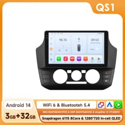 Hizpo Car Stereo Radio Touch Screen For Volkswagen UP! 2017-2023 UP Manual A/C Carplay GPS Navigation 8 Core 4G WIFI Autoradio