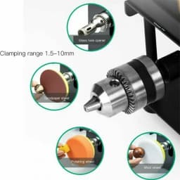 12-24V 200W Table Saw Mini Electric Desktop Saw Cutter Angle Speed Adjustable Cutter for Wood Plastic Acrylic