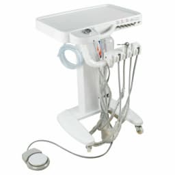Einheit Tragbarer Rollwagen Dental Portable Mobile Self Delivery Cart Unit 4Loch