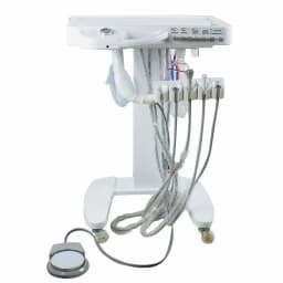 Einheit Tragbarer Rollwagen Dental Portable Mobile Self Delivery Cart Unit 4Loch