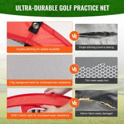VEVOR Golf Chipping Net Pop Up Golf Practice Net Golf Hitting Aid Net with Target and Carry Bag for Backyard Driving Trainning