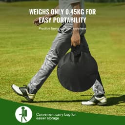 VEVOR Golf Chipping Net Pop Up Golf Practice Net Golf Hitting Aid Net with Target and Carry Bag for Backyard Driving Trainning