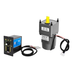 Geared Motor Kit 0-68 rpm High Torque Adjustable Electric Motor AC Single Phase Asynchronous Gear Motor + Gear +Regulator 20K40W
