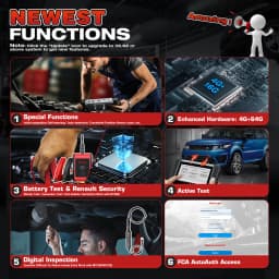 Autel MaxiCOM MK808BT PRO OBD2 Scanner Car Bi-directional Diagnostic Tool OBD2 Code Reader All System Diagnostic PK MK808KBT