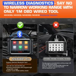 Autel MaxiCOM MK808BT PRO OBD2 Scanner Car Bi-directional Diagnostic Tool OBD2 Code Reader All System Diagnostic PK MK808KBT