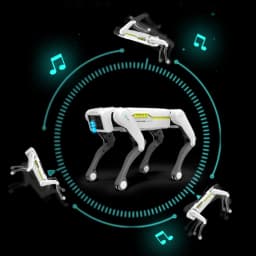 Teeggi Electric RC Intelligent Robot Dog Multifunction RC Mechanical Dog with turret Educational Toy Bionic Smart Robot Toy Gift