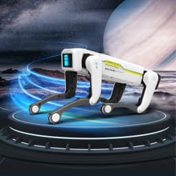 Teeggi Electric RC Intelligent Robot Dog Multifunction RC Mechanical Dog with turret Educational Toy Bionic Smart Robot Toy Gift