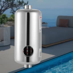 28kw 292x134 Mm Heat Exchanger Swimming Pool Heater 304 Stainless Steel For Swimming Pools, Spas, Hot Tub Tray Heating