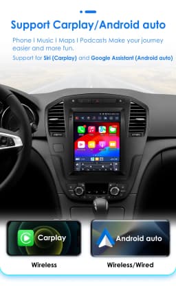 Carplay Android 13 Auto Car radio For Opel Insignia Buick Regal 2009-2013 multimedia player 9.7"7862 Head Unit GPS Stereo Audio
