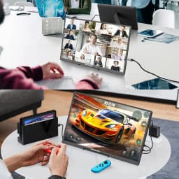 HGFRTEE 12.3inch Portable Monitor 3:2 400Cd/m² 100%sRGB second screen Gaming Extended Display for Mac Phone PS5 Xbox Switch