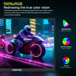 HGFRTEE 12.3inch Portable Monitor 3:2 400Cd/m² 100%sRGB second screen Gaming Extended Display for Mac Phone PS5 Xbox Switch