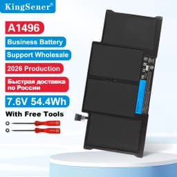 KingSener New Laptop Battery A1496 For Apple MacBook Air 13" A1466 2012/2013/2014/2015/2017 MD760LL/A MD761CH/A 7.6V 7150mAh