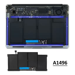 KingSener New Laptop Battery A1496 For Apple MacBook Air 13" A1466 2012/2013/2014/2015/2017 MD760LL/A MD761CH/A 7.6V 7150mAh