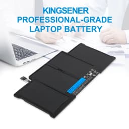 KingSener New Laptop Battery A1496 For Apple MacBook Air 13" A1466 2012/2013/2014/2015/2017 MD760LL/A MD761CH/A 7.6V 7150mAh