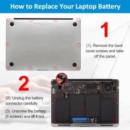 KingSener New Laptop Battery A1496 For Apple MacBook Air 13" A1466 2012/2013/2014/2015/2017 MD760LL/A MD761CH/A 7.6V 7150mAh