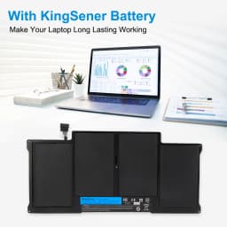 KingSener New Laptop Battery A1496 For Apple MacBook Air 13" A1466 2012/2013/2014/2015/2017 MD760LL/A MD761CH/A 7.6V 7150mAh