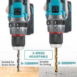 YOFIDRA 700N.M Brushless Electric Impact Drill Cordless Screwdriver Plates Soil WoodWorking Power Tool For Makita Battery Pin