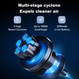 Liectroux i10 Handheld Cordless Wireless Vacuum Cleaner for Home Appliance,27KPA,Smart Dust Detction,Big Touch Screen,Auto Speed