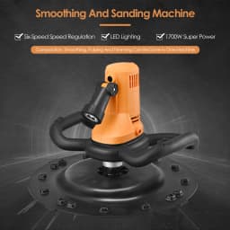 1700W Electric Trowel Wall Smoothing Machine Polishing Machine Concrete Cement Mortar Trowel with Portable Concrete Drill Mixer