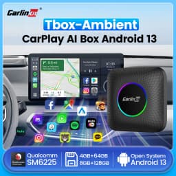2026 CarlinKit 3 In 1 Android 13 Mini CarPlay Ai Box Android Auto Wireless CarPlay Box QCM6125 6225 8-Core For Wired AA CP Cars