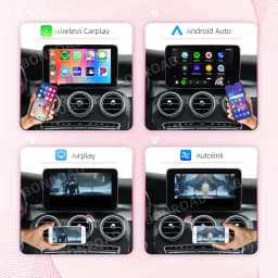 BONROAD Wireless CarPlay Adapter Android Auto Module For Mercedes Benz C GLC W205 A CLA GLA B E GLE CLS Bluetooth Navigation