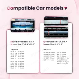BONROAD Wireless CarPlay Adapter Android Auto Module For Mercedes Benz C GLC W205 A CLA GLA B E GLE CLS Bluetooth Navigation