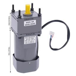 250W 250W AC High Torque Motor Electric Single-Phase Motor Reversible Motor with Variable Speed Adjustable Controller Governor