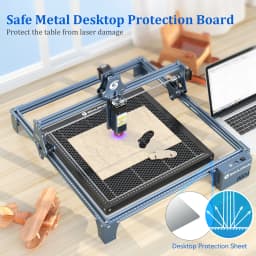 SCULPFUN Honeycomb Working Table for Laser Engraver CO2 Engraving Cutting Machine 400x400x22mm Safemetal desktop protection boad