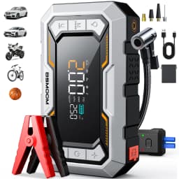 Car Tire Air Compressor, Battery Jump Starter Kit, 1500A Heavy-Duty Portable Emergency Car Jump Starter, 150 PSI Air Compressor, Portable Starter Suitable for ALL Gasoline/10L Diesel Engines,Portable Tire Inflator & Power Bank-Perfect For Road Trips